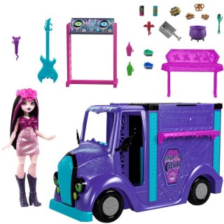 Mattel Zestaw z lalką Monster High Koncertowy Food Truck Draculaura