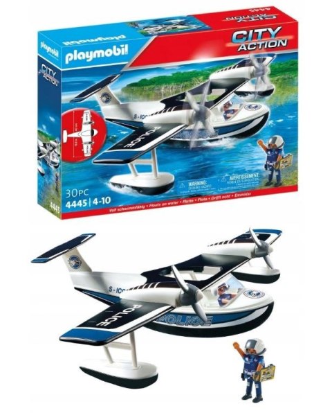 Playmobil Zestaw figurek City Action 4445 Wodolot policyjny