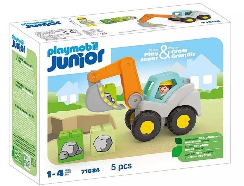 Playmobil Zestaw z figurką Junior 71684 Koparka