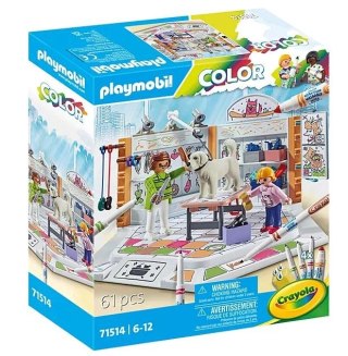 Playmobil Zestaw z figurkami Color 71514 Salon dla psów