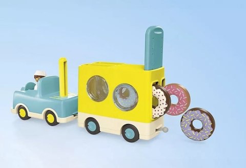 Playmobil Zestaw z figurkami Junior 71702 Szalony Donut Truck z funkcją układania i sortowania