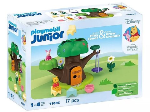 Playmobil Zestaw z figurkami Junior Disney 71693 Domek w drzewie Kubusia Puchatka i Prosiaczka