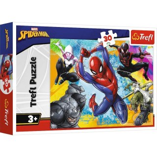 Trefl Puzzle 30 elementów Kolory Spider Mana