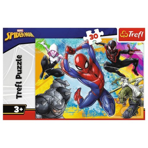 Trefl Puzzle 30 elementów Kolory Spider Mana