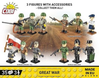 Cobi Klocki Klocki Great War 3 figurki 35 klocków