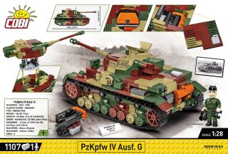 Cobi Klocki Klocki WWII PZKPFW IV AUSF.G 1107 klocków