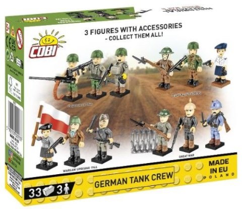 Cobi Klocki Klocki German tank crew 3 figurki