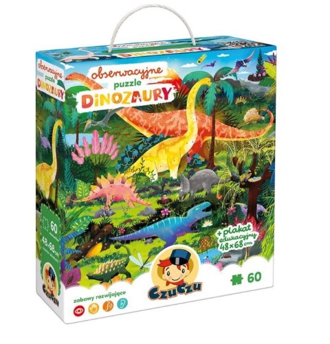 CzuCzu Puzzle obserwacyjne - Dinozaury