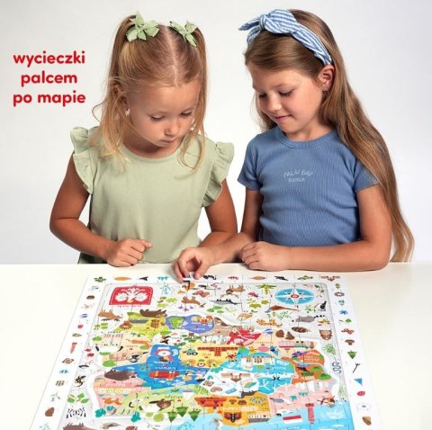 CzuCzu Puzzle obserwacyjne - Mapa Polski 100 elementów