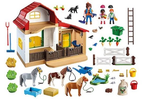 Playmobil Zestaw z figurkami Country 5684 Farma kucyków