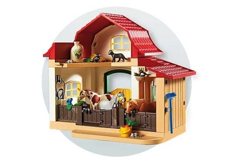 Playmobil Zestaw z figurkami Country 5684 Farma kucyków