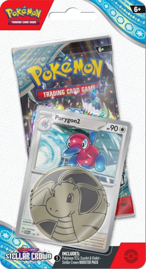 Pokemon TCG Karty Stellar Crown Checklane Blister Porygon2