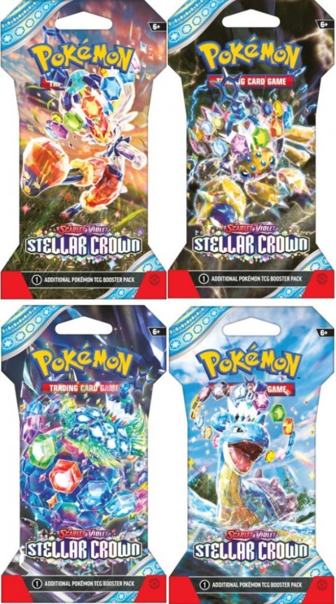 Pokemon TCG Karty Stellar Crown Sleeved Booster (1 sztuka)