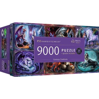 Trefl Puzzle 9000 elementów Fantasy Creatures Anne Stokes