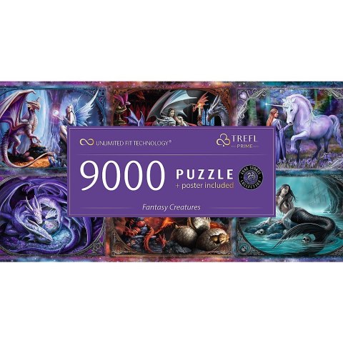 Trefl Puzzle 9000 elementów Fantasy Creatures Anne Stokes