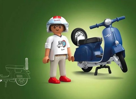 Playmobil Zestaw figurek Vespa 71622 1969 Vespa 150 Sprint Veloce, niebieski