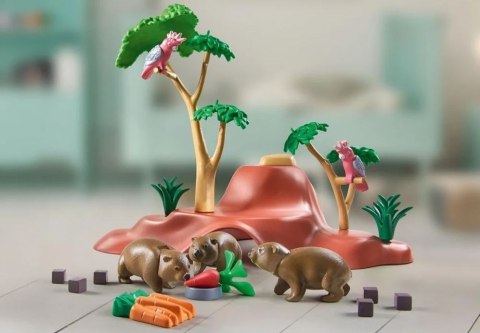 Playmobil Zestaw z figurkami Wiltopia 71625 Schronienie dla wombatów