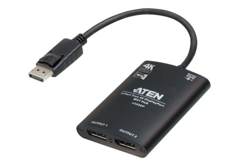 ATEN VS92DP-AT rozgałęziacz telewizyjny DisplayPort 2x DisplayPort ATEN