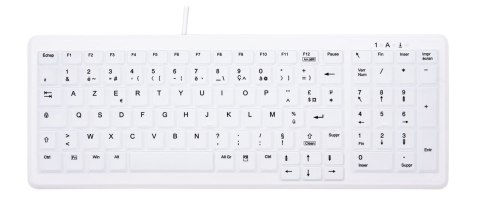 CHERRY AK-C7000 klawiatura Medyczna USB AZERTY Francuski Biały CHERRY