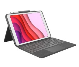 Logitech Combo Touch for iPad (7th, 8th, and 9th generation) Grafitowy Smart Connector QWERTY Skandynawia Logitech