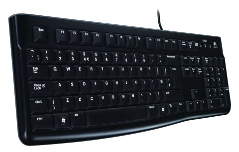 Logitech K120 Corded Keyboard klawiatura USB QWERTZ Swiss Czarny Logitech