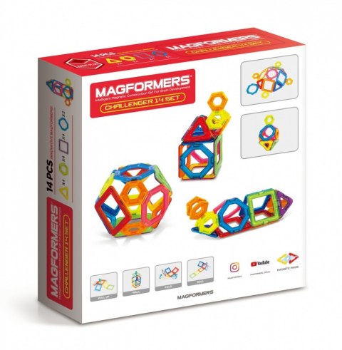 Magformers Klocki magnetyczne Challenger 14 elementów