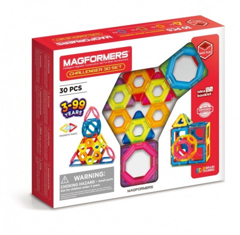 Magformers Klocki magnetyczne Challenger 30 elementów