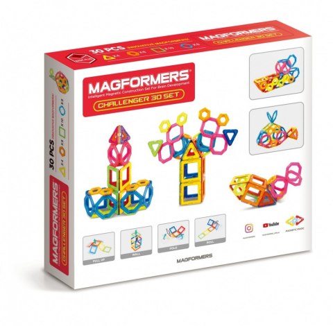 Magformers Klocki magnetyczne Challenger 30 elementów