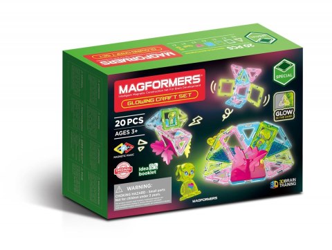 Magformers Klocki magnetyczne Glowing Craft 20 elementów