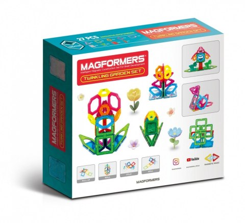 Magformers Klocki magnetyczne Twinkling garden 27 elementów