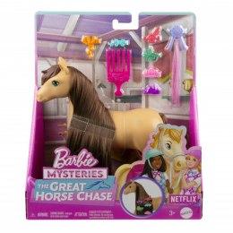 Mattel Konik Barbie Pepper z brązowymi włosami do stylizacji