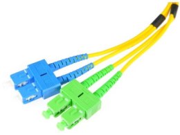 PATCHCORD ŚWIATŁOWODOWY SM SC/UPC-SC/APC DUPLEX 3m OPTIX