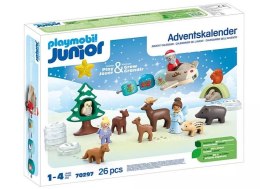 Playmobil Zestaw figurek Junior 70297 Śnieżne Boże Narodzenie - kalendarz adwentowy