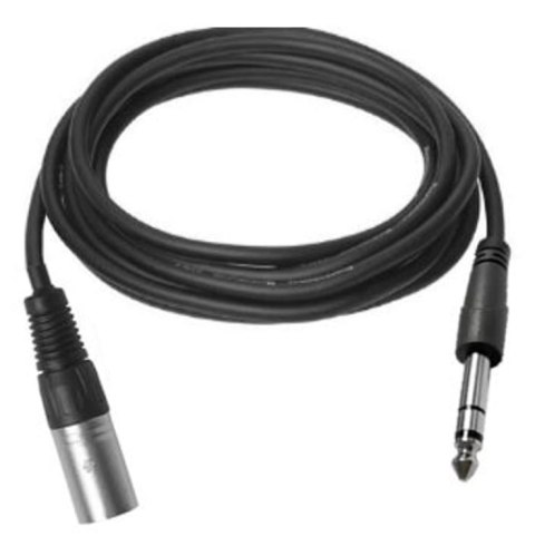 Vivolink PROAUDXLRJACKS2 kabel audio 2 m XLR 6.35mm TRS Czarny Vivolink