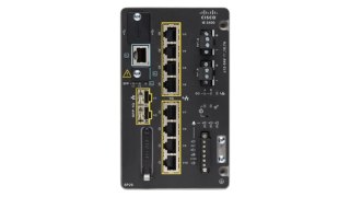 Cisco IE-3400-8P2S-A łącza sieciowe Zarządzany L2/L3 Gigabit Ethernet (10/100/1000) Obsługa PoE Czarny Cisco