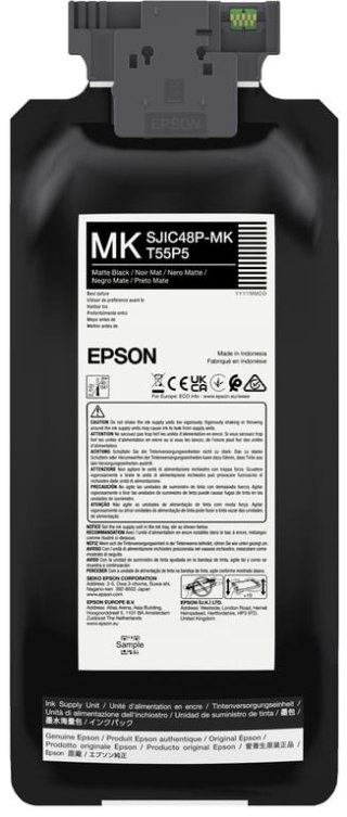 Epson SJIC48P-MK nabój z tuszem 1 szt. Oryginalny Czarny matowy Epson