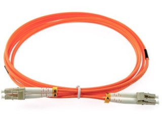 PATCHCORD ŚWIATŁOWODOWY MM 1M DUPLEX 50/125um OM2, LC/UPC-LC/UPC OPTIX