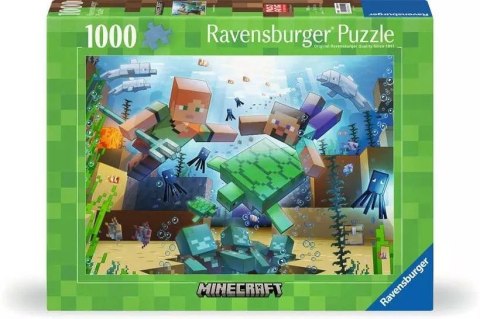 Ravensburger Polska Puzzle 1000 elementów Minecraft Mozaika