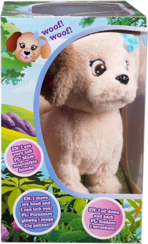 Tm Toys Maskotka interaktywna Puppy Luv Piesek Labrador Meggy