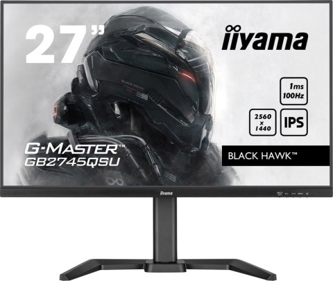 Iiyama G-MASTER GB2745QSU-B1 monitor komputerowy 68,6 cm (27") 2560 x 1440 px 2K Ultra HD LED Czarny Iiyama