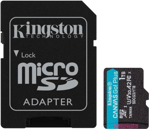 Karta pamięci microSD Kingston Canvas Go Plus microSDXC C10 UHS-I 1TB KINGSTON