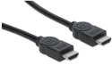 Manhattan 323192 kabel HDMI 1 m HDMI Typu A (Standard) Czarny Manhattan