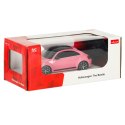 Samochód zdalnie sterowany Rastar 76200 Volkswagen Beetle 1:24 różowy