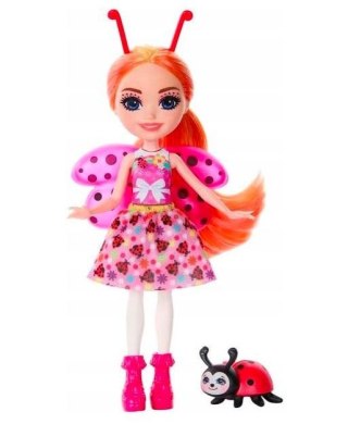 Mattel Lalka Enchantimals Biedronka z figurką