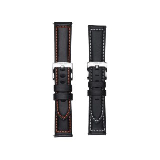 ASUS VivoWatch Strap (HC-S01) Pasek Czarny, Pomarańczowy Skóra ASUS