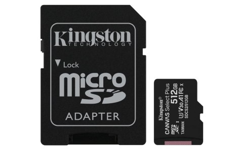 Kingston Technology Canvas Select Plus 512 GB SDXC UHS-I Klasa 10 Kingston Technology