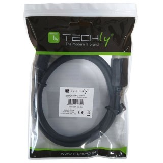 Techly ICOC-DSP-A21-010 kabel DisplayPort 1 m Czarny Techly