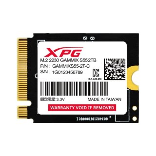 ADATA GAMMIX S55 2 TB M.2 PCI Express 4.0 NVMe 3D NAND ADATA