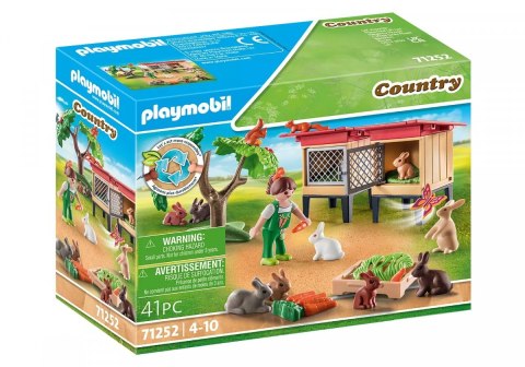 Playmobil Zestaw Country 71252 Klatki z królikami