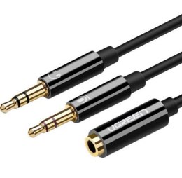 Ugreen 20898 kabel audio 0,2 m 2 x 3.5mm 3.5mm Czarny Ugreen